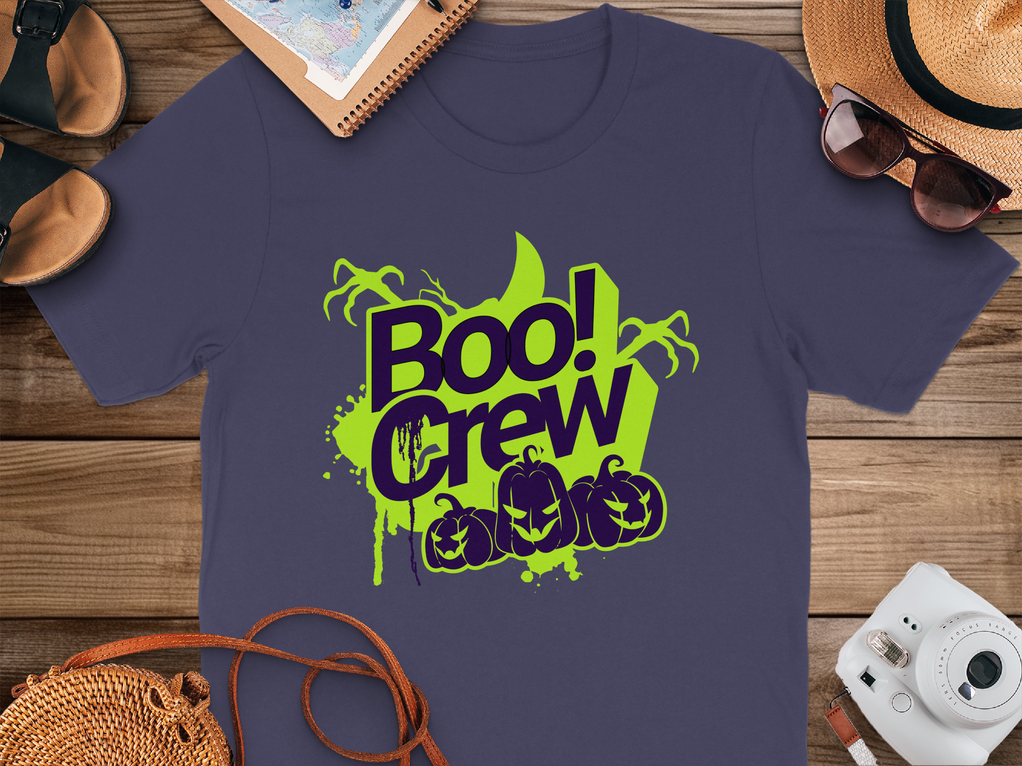Boo Crew Halloween Party Graphic T-Shirt product