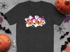 Halloween Boo Ghosts Print Dark Grey T-shirt product
