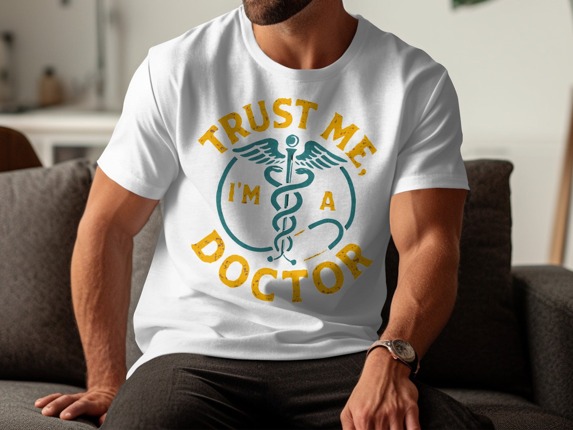Trust Me I'm A Doctor Graphic Printed T-shirt product type