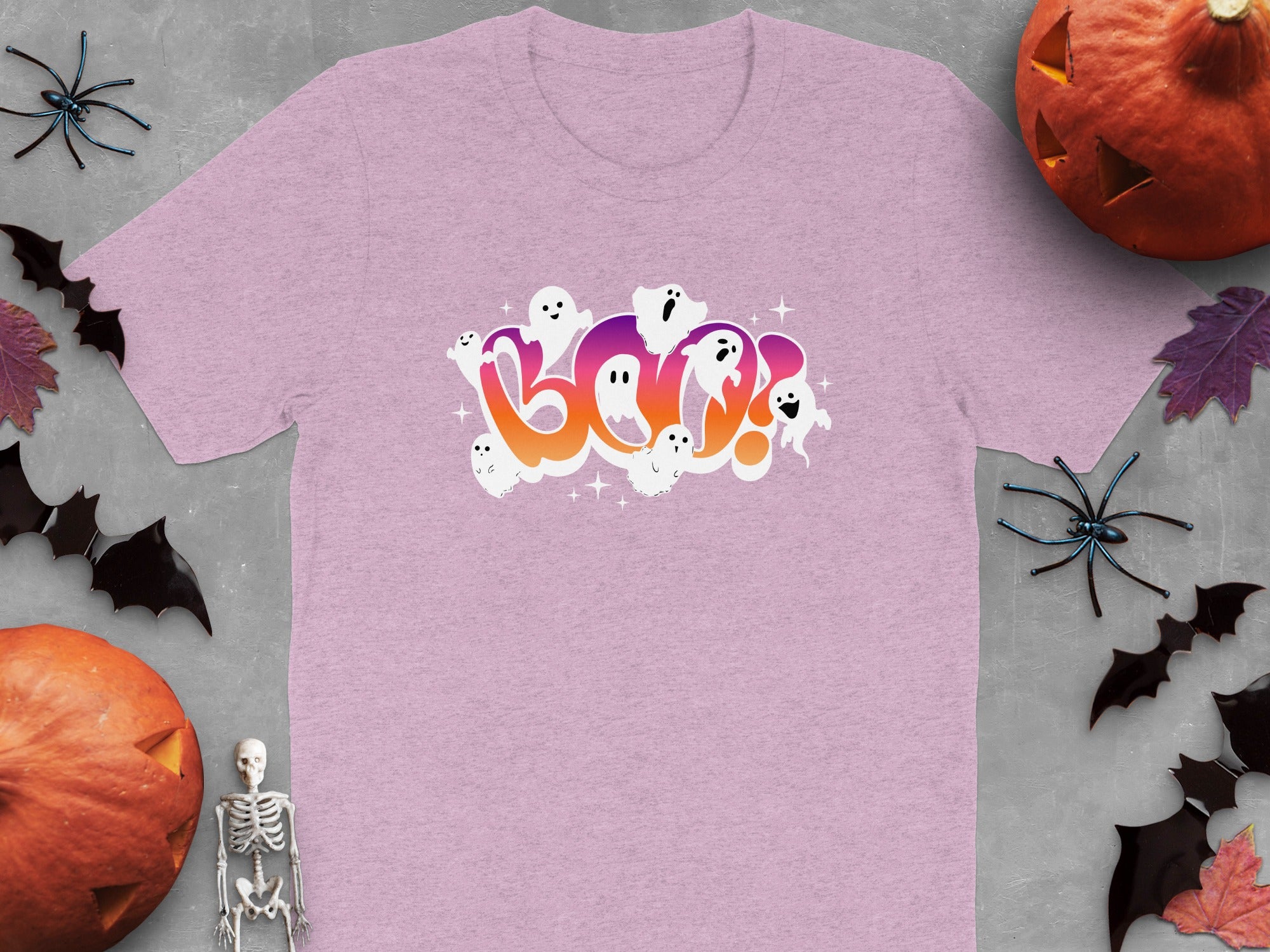 Boo Graphic Spooky Ghosts Halloween T-shirt product type