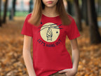 Let's Hang Out Cute Cartoon Bat Red T-shirt product