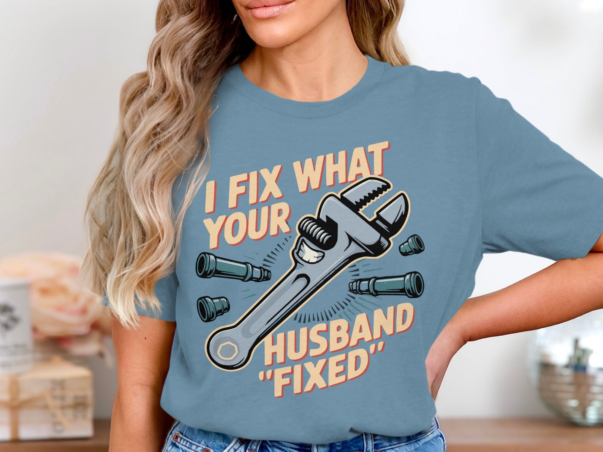 I Fix What Your Husband Fixed Graphic Tee product type