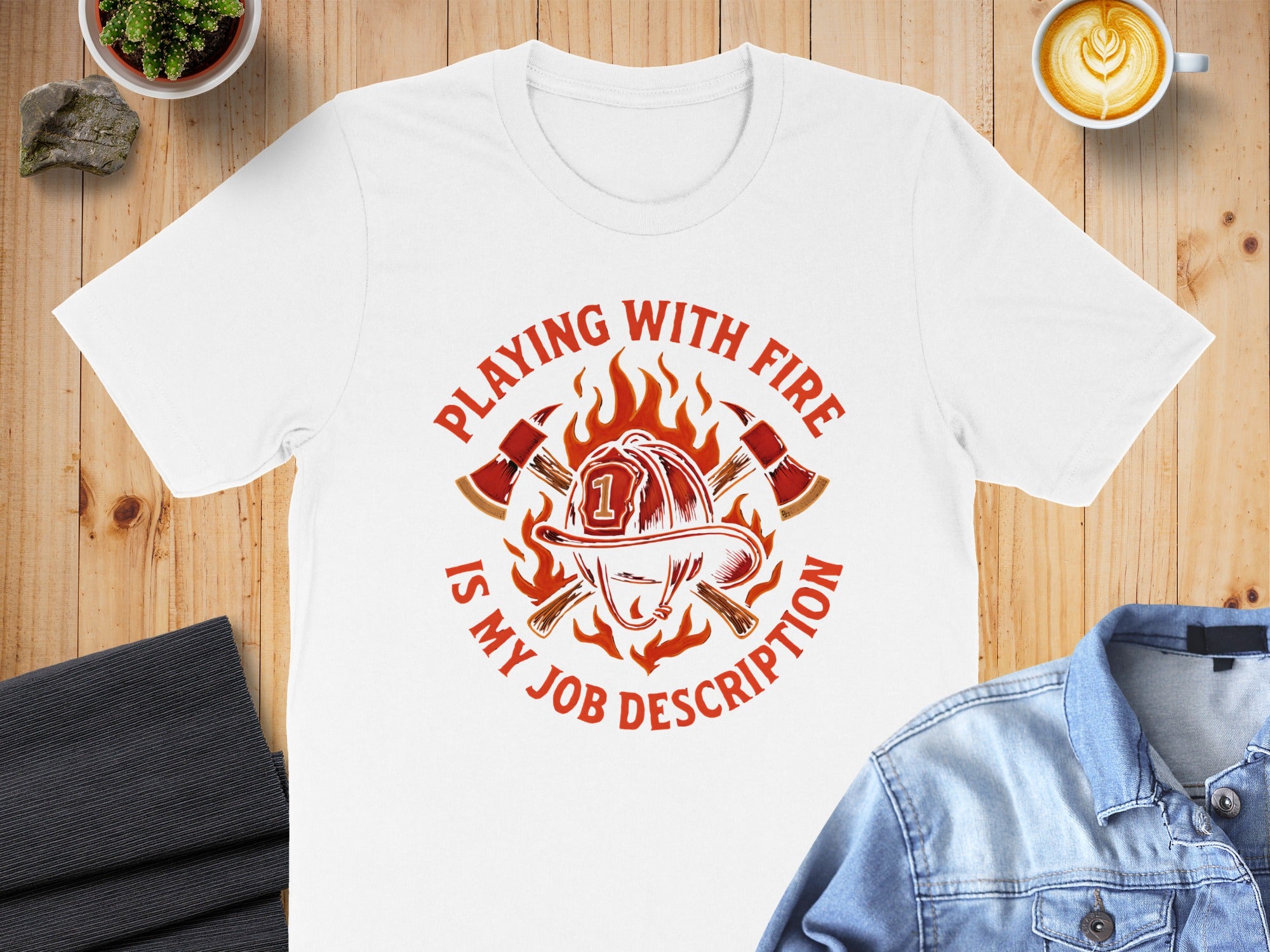 Playing With Fire Is My Job Description T-shirt product