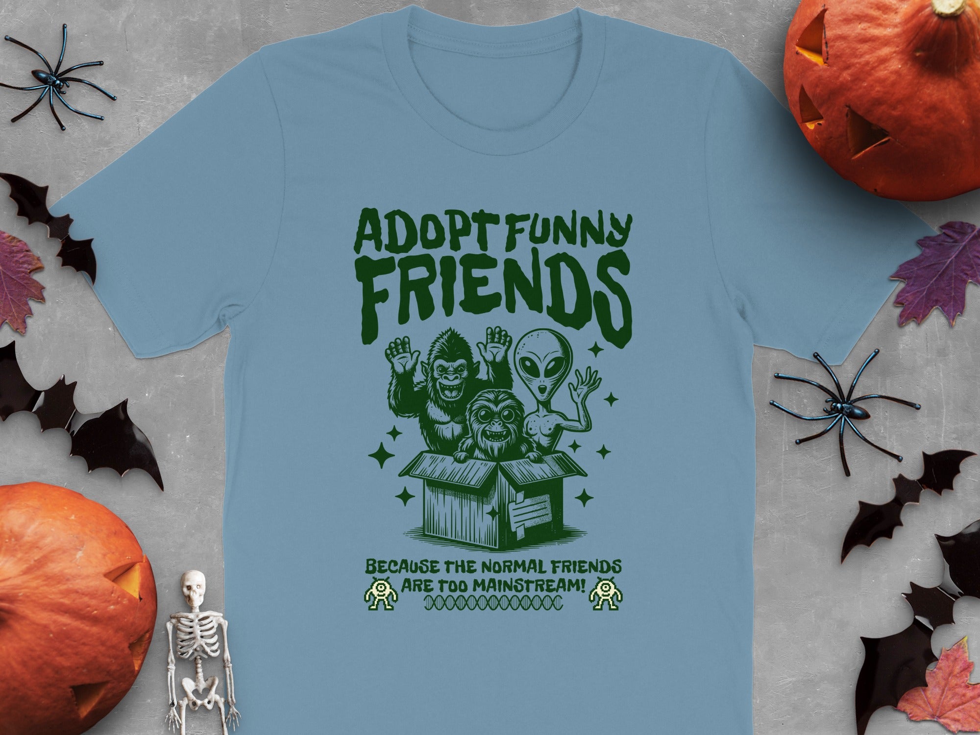 Adopt Funny Friends Graphic T-Shirt Halloween product
