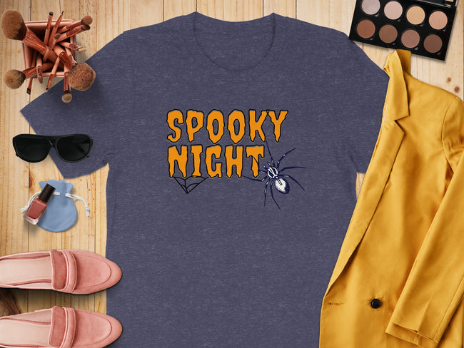 Spooky Night Graphic Tee Halloween Shirt product