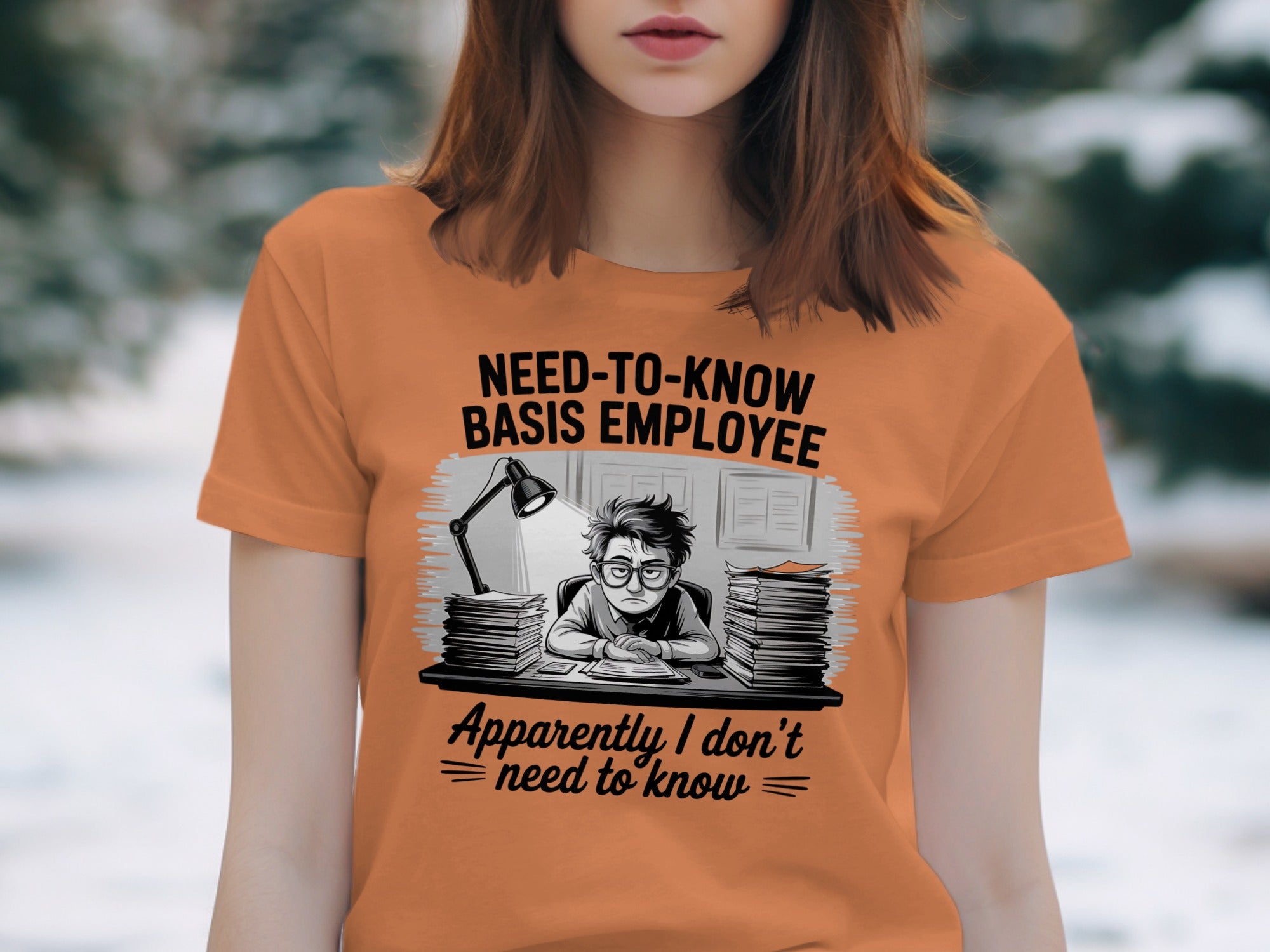 Need-to-Know Basis Employee Graphic Tee product
