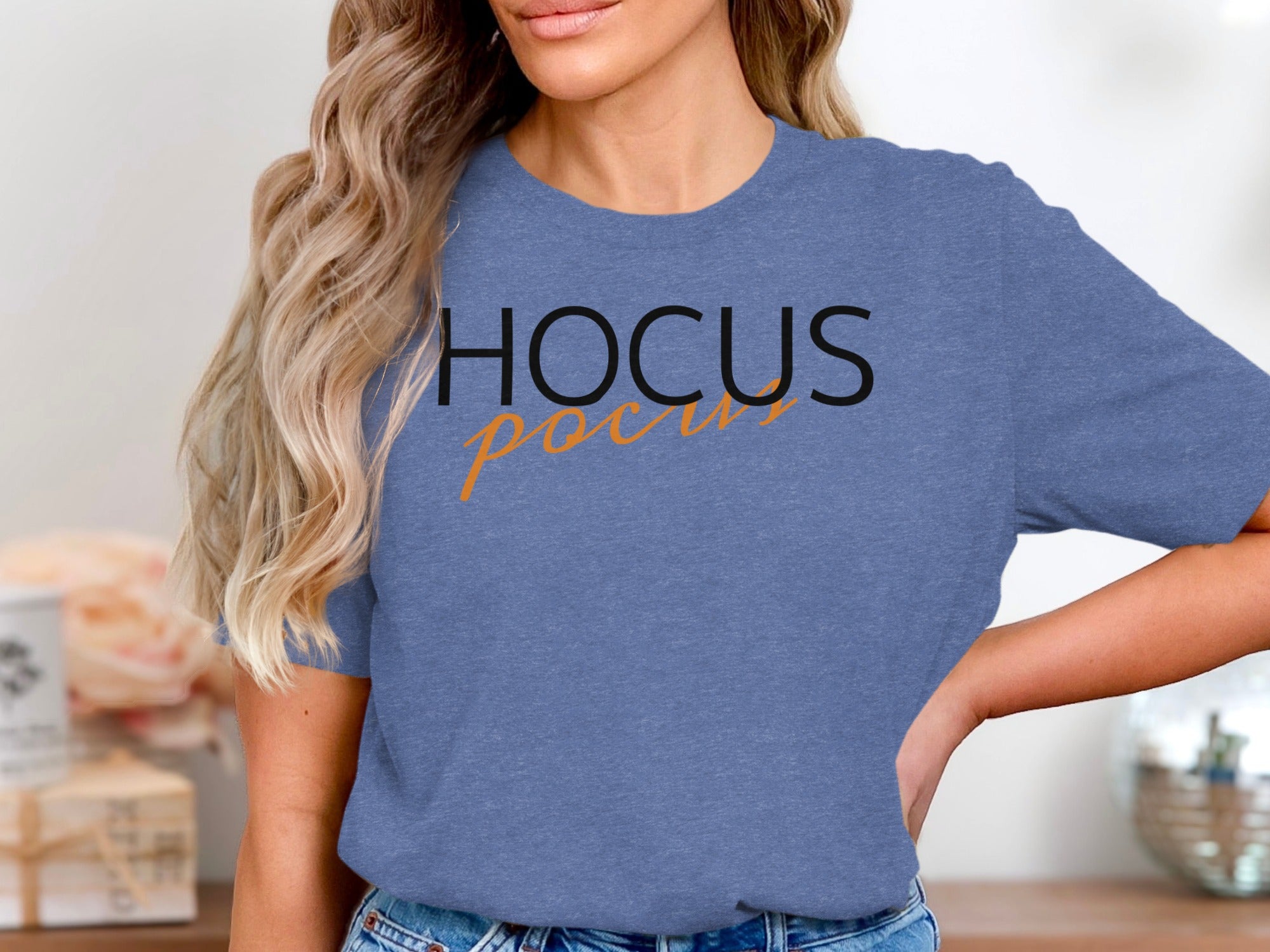 Hocus Pocus Graphic Text Design Casual Shirt product