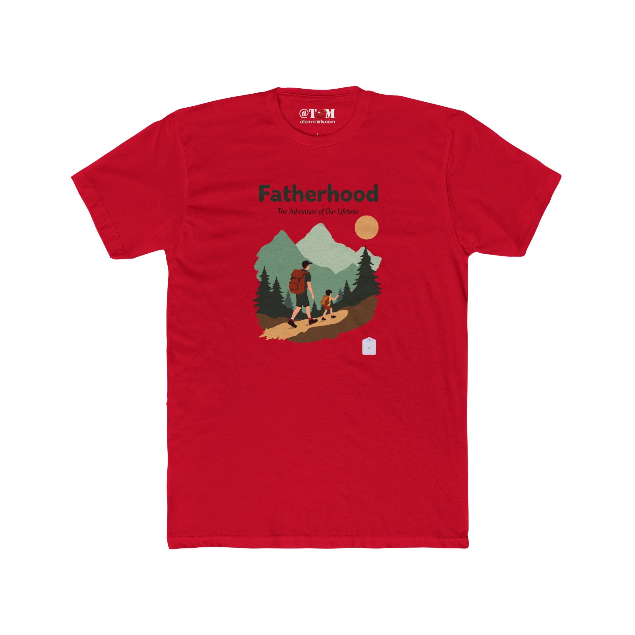 Fatherhood Adventure T Shirt – Dad & Son Hiking Gift