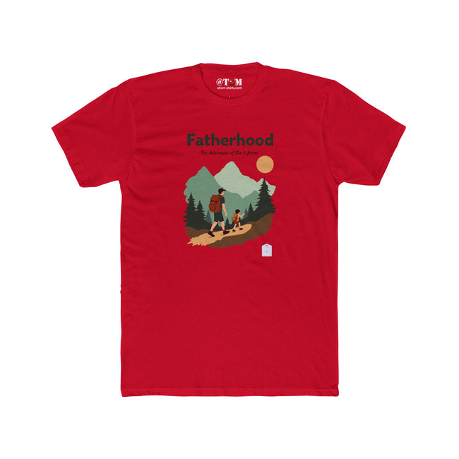 Fatherhood Adventure T Shirt – Dad & Son Hiking Gift