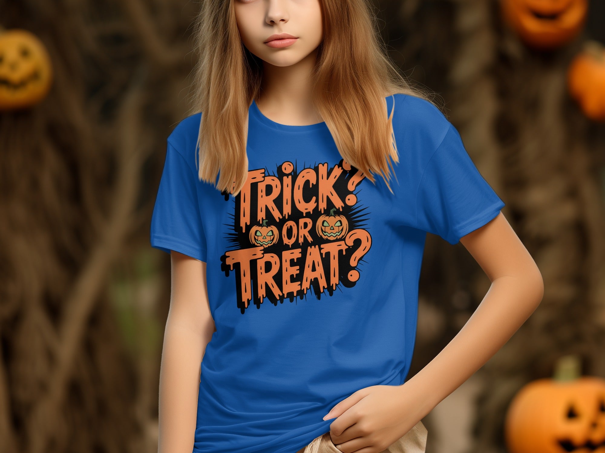 Fun Halloween Trick or Treat Design T-Shirt product type
