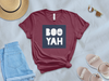 BOO YAH T-Shirt with Funny Spider Design product type