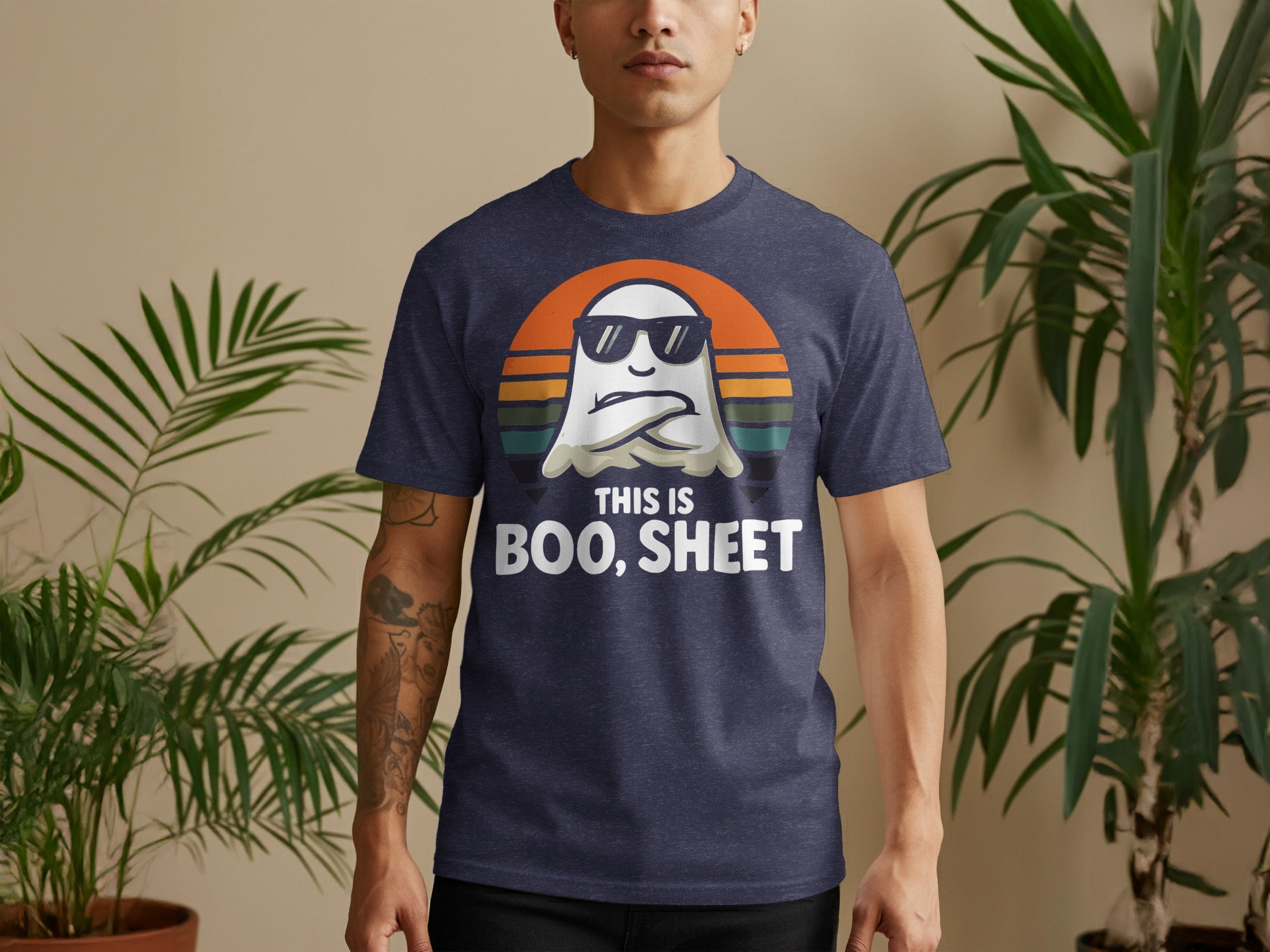 This Is Boo Sheet Retro Ghost Halloween T-shirt product