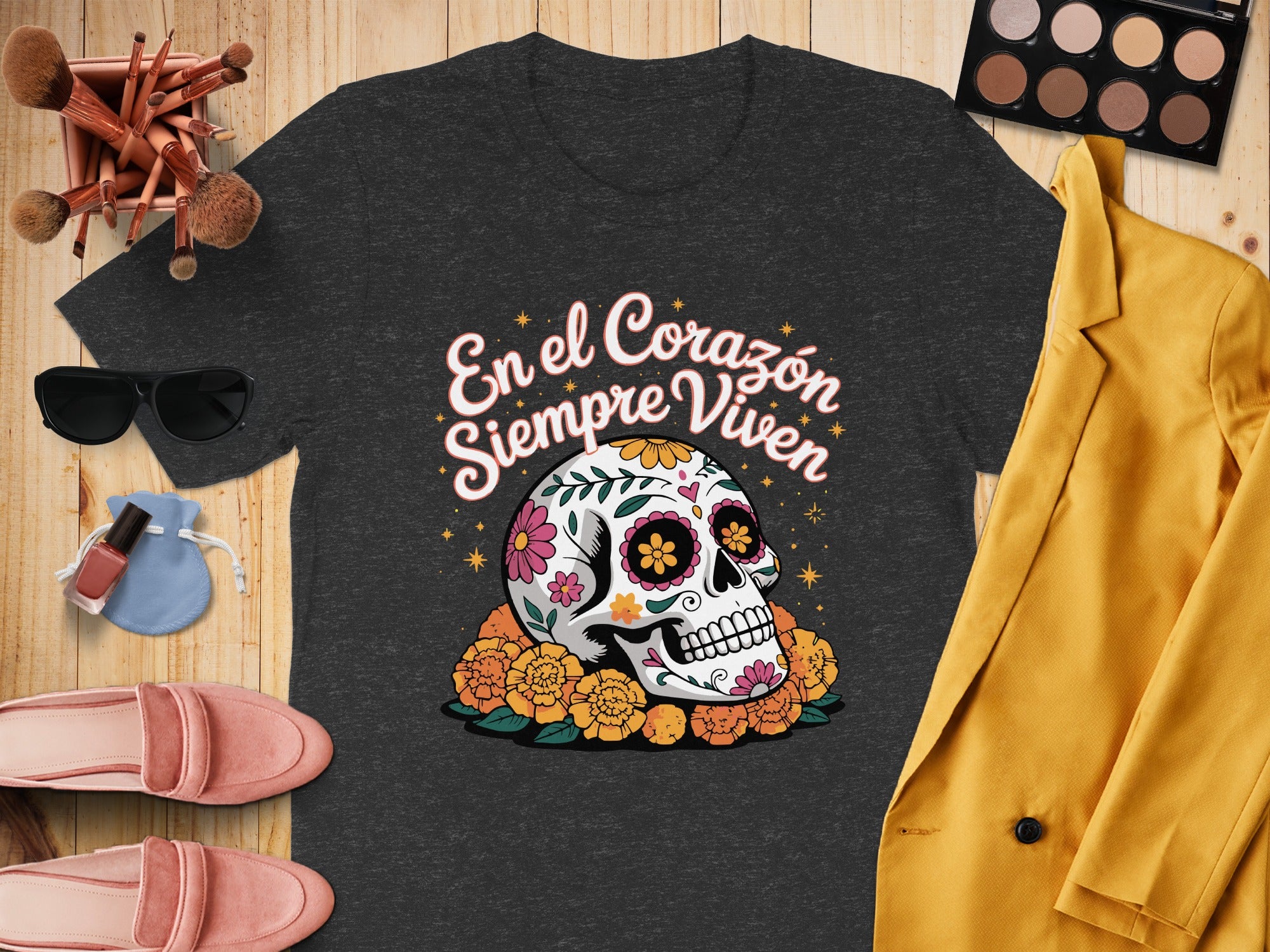 En el Corazón Siempre Viven Skull Graphic product