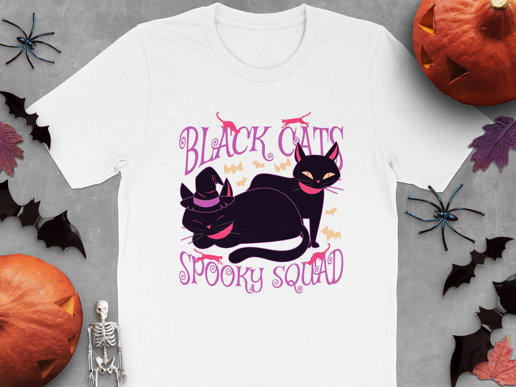 Black Cats Spooky Squad Halloween T-shirt product