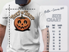 Trick or Treat Pumpkin Face Graphic T-shirt product type
