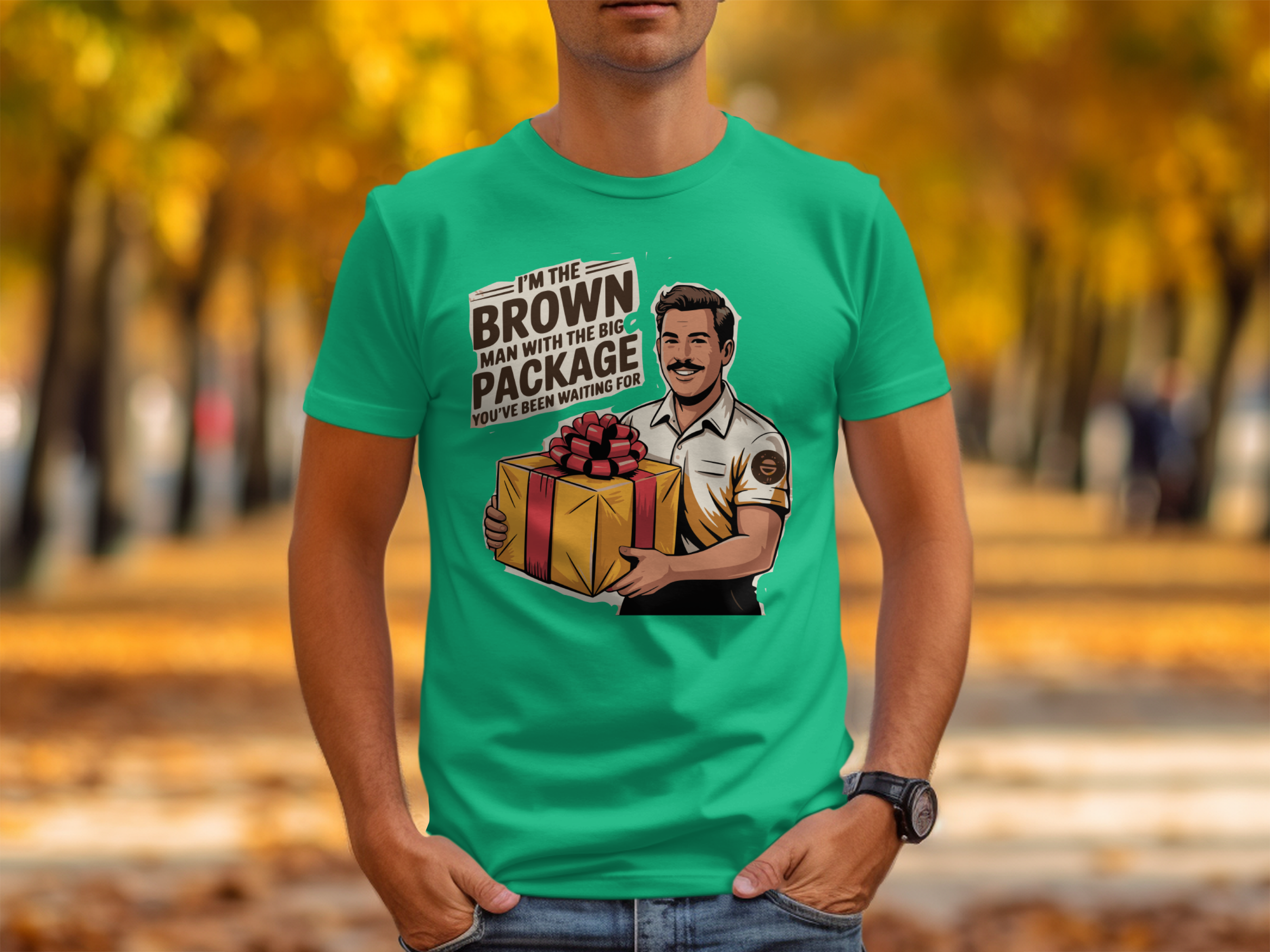 I'm The Brown Man With The Big Package Product Type