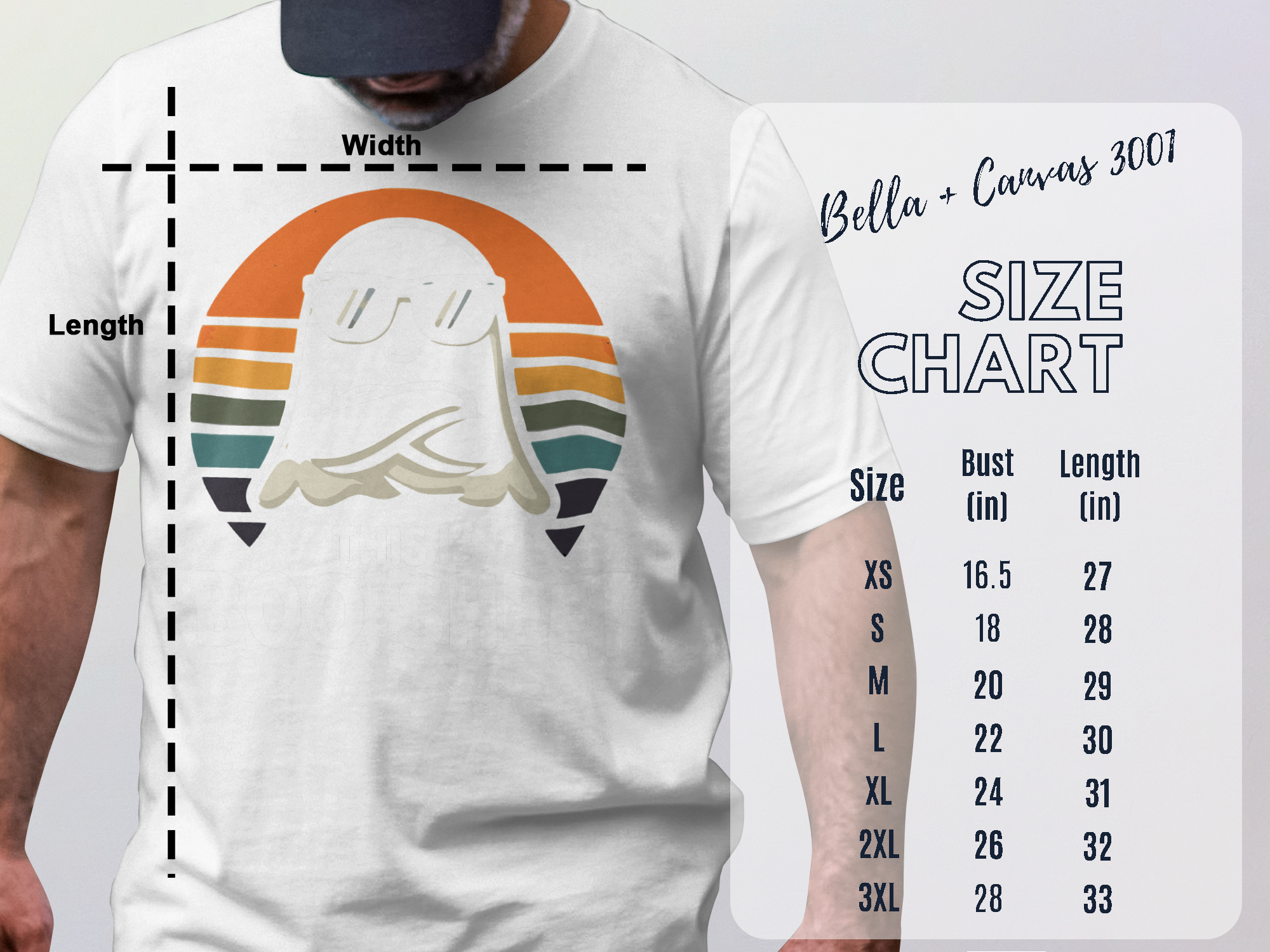 Trendy Ghost Design Retro Sunset T-Shirt product