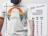 Trendy Ghost Design Retro Sunset T-Shirt product