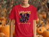 Vibrant Red Retro Halloween Themed T-Shirt product