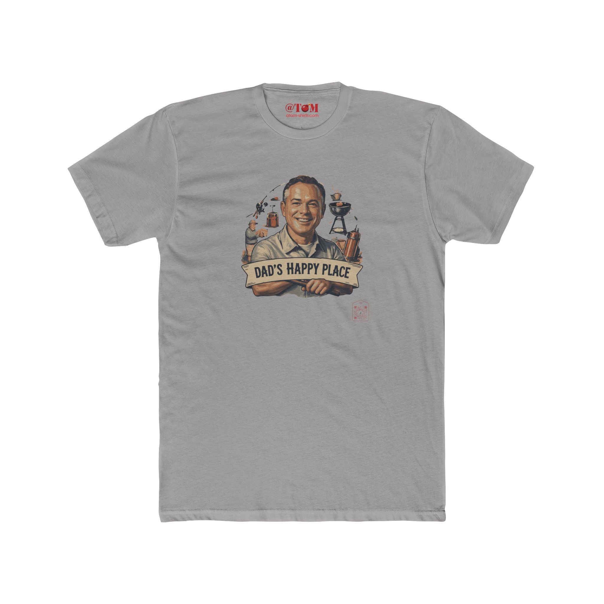 Father's Day Gift T Shirt – Fishing & Grilling Dad Tee