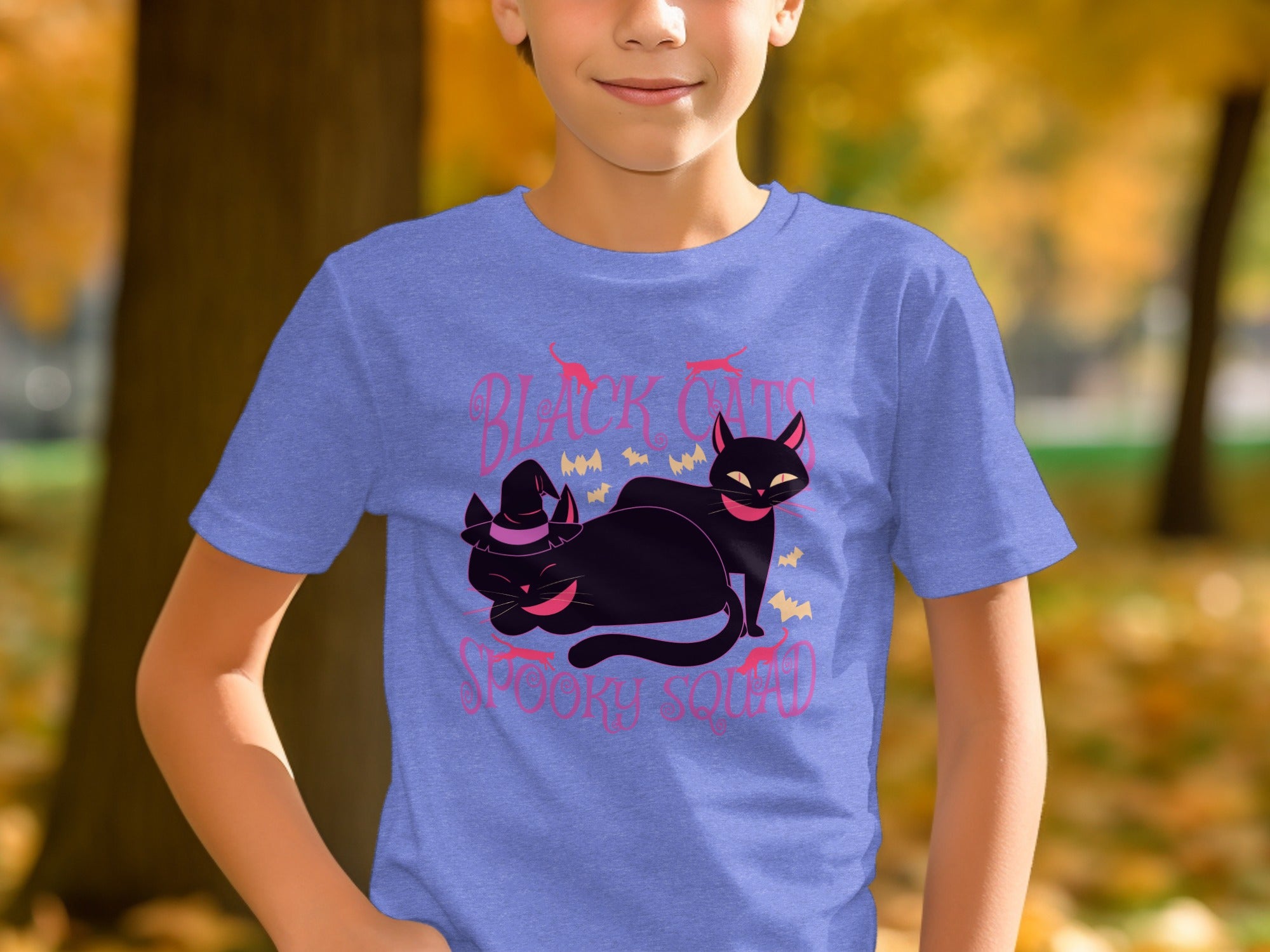 Black Cats Spooky Squad Halloween T shirt product type