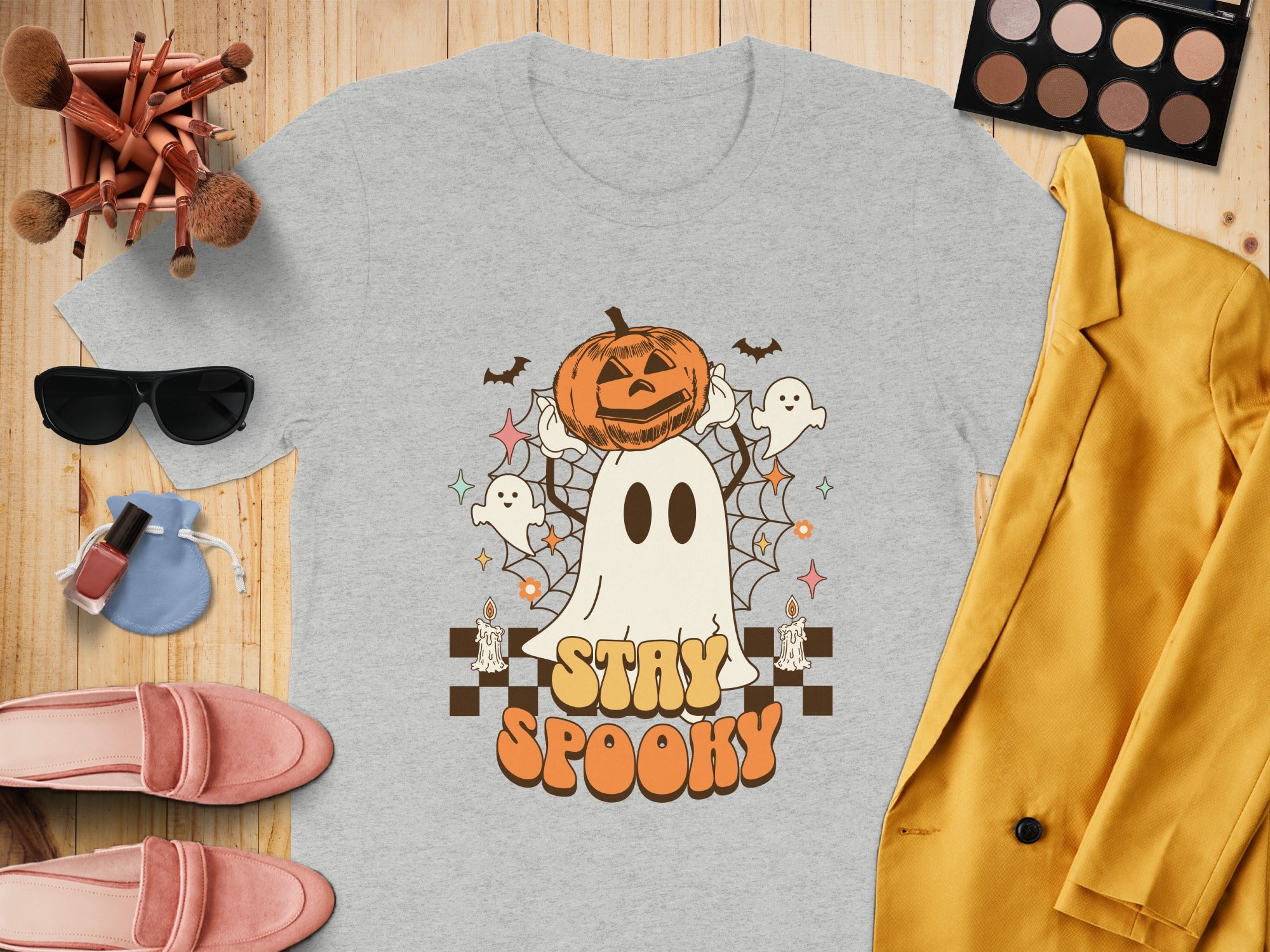 Stay Spooky Halloween Ghost Graphic T-Shirt product