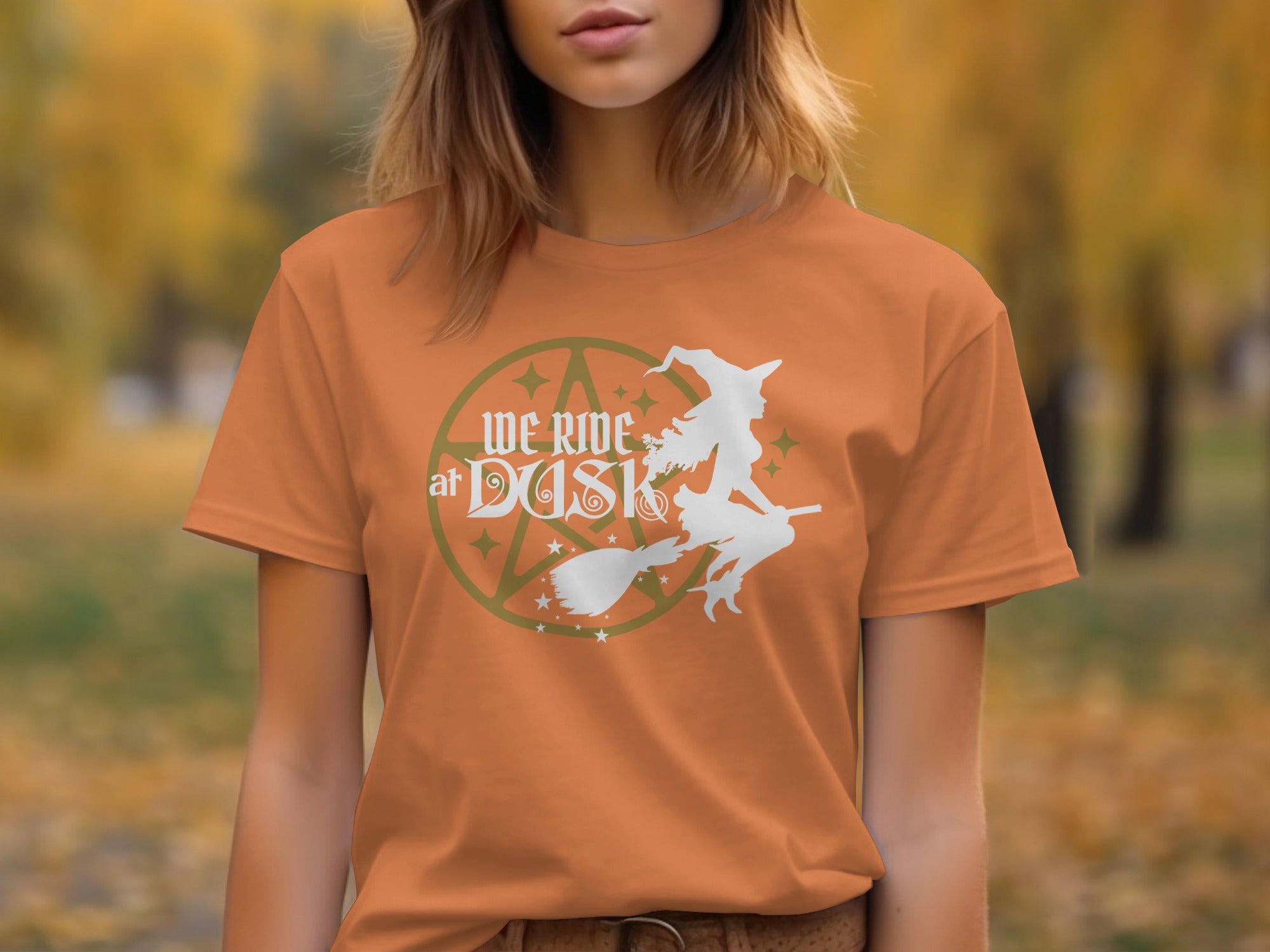 We Ride at Dusk Halloween Tee shirt product