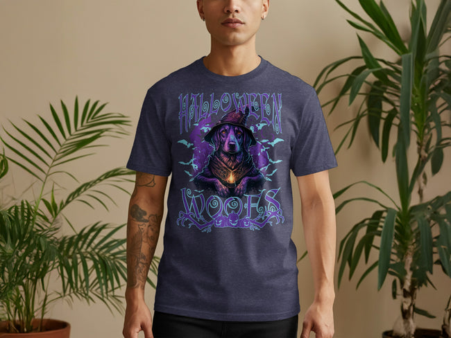 Halloween Woof Wizard Dog Graphic T-Shirt product type