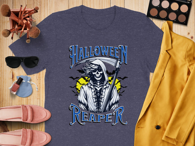 Halloween Reaper Graphic Tee Shirt product type