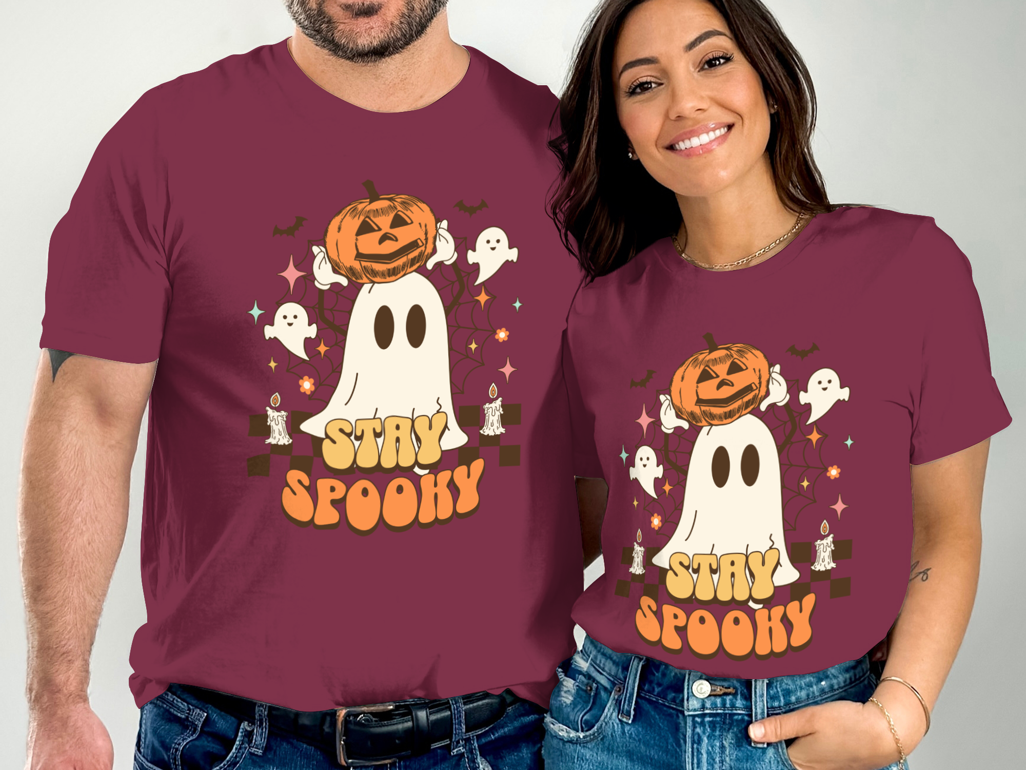 Stay Spooky Ghost Pumpkin Design Shirt product type