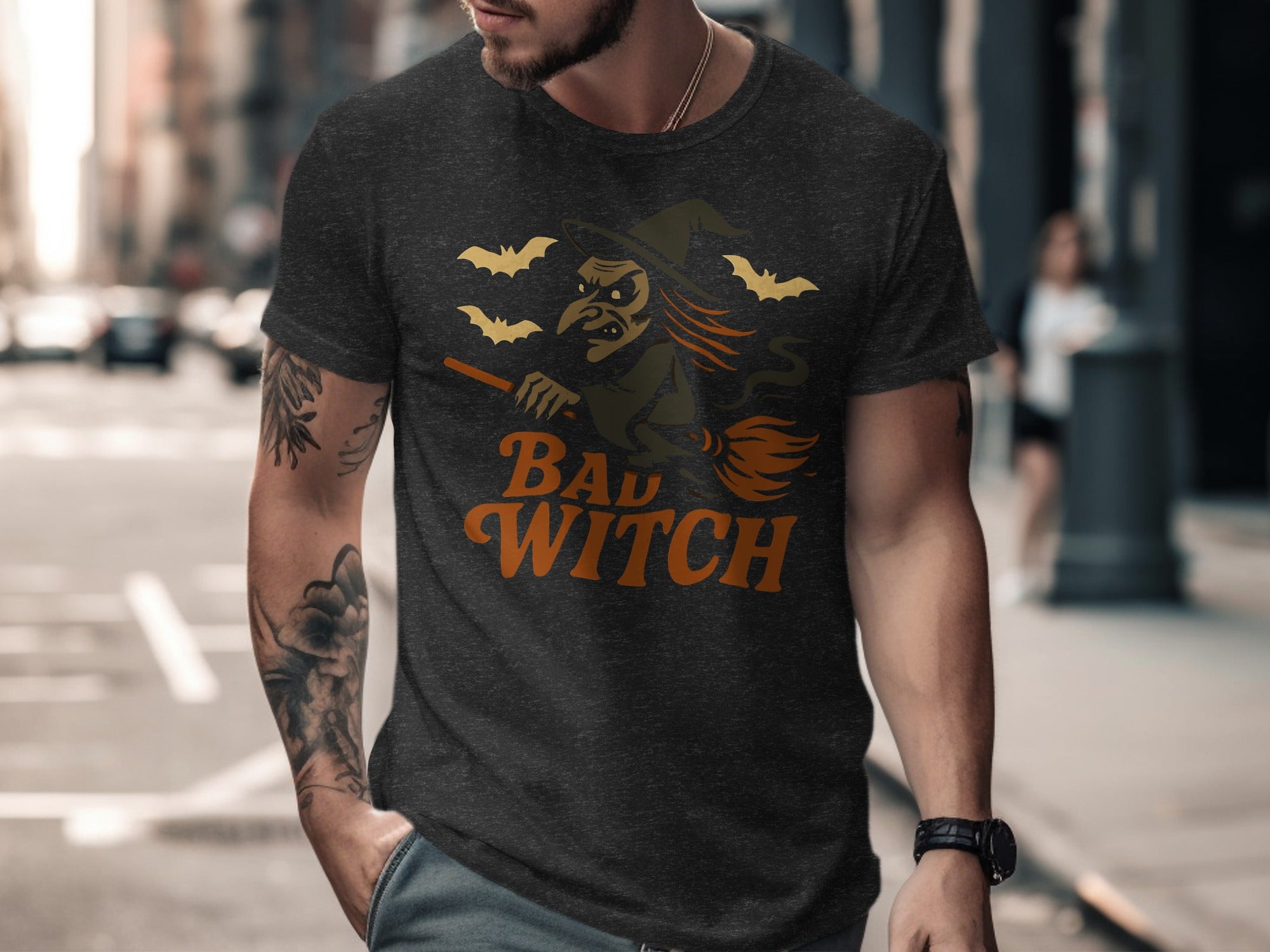 Bad Witch Graphic Tee Halloween Theme product
