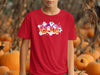 Boo Ghost Graphic on Red T-shirt Halloween product