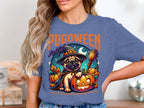 Pugoween Witch Happy Halloween with Pug T-shirt product