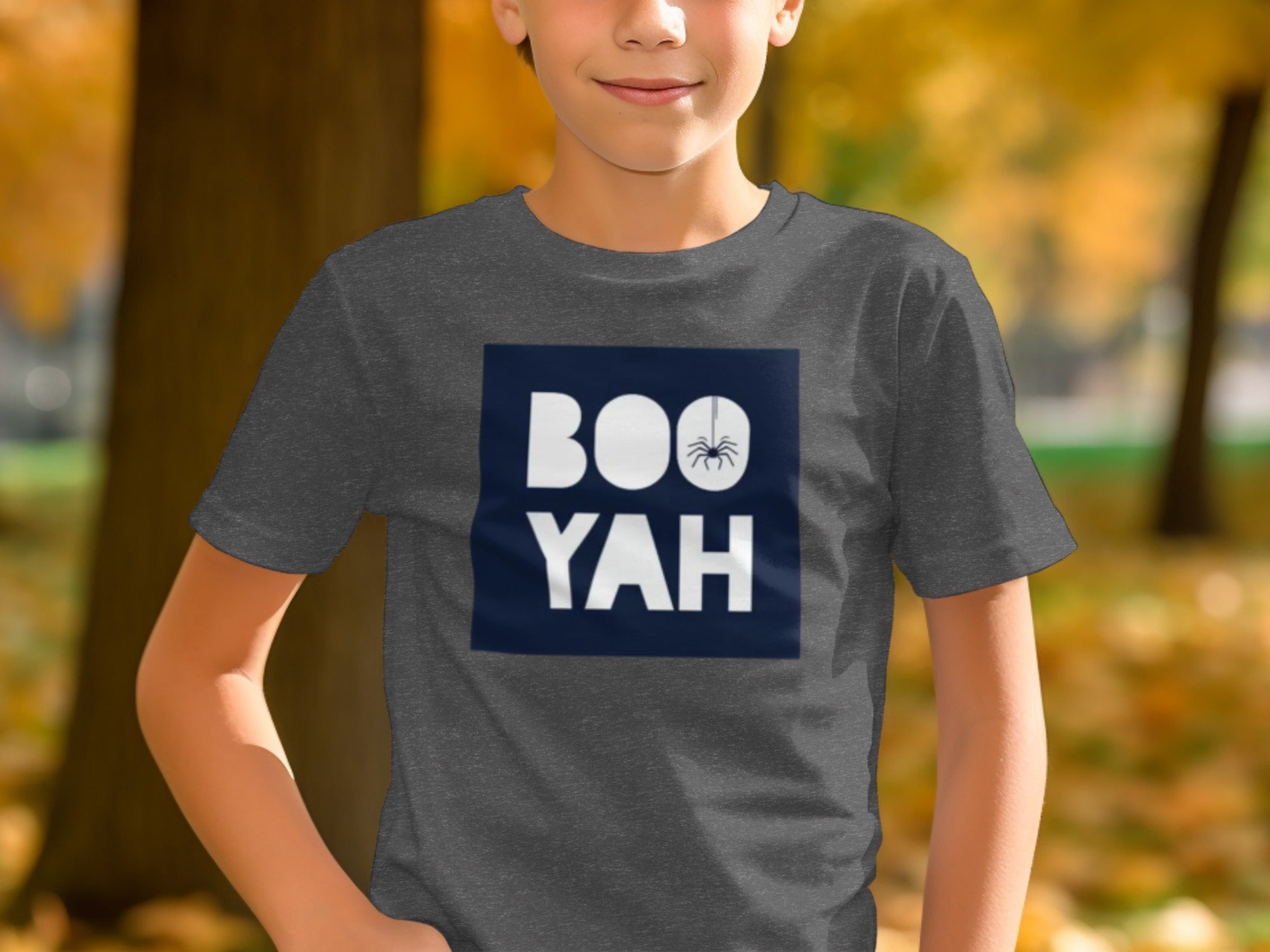 Boo Yah Halloween Spider Graphic T-shirt product