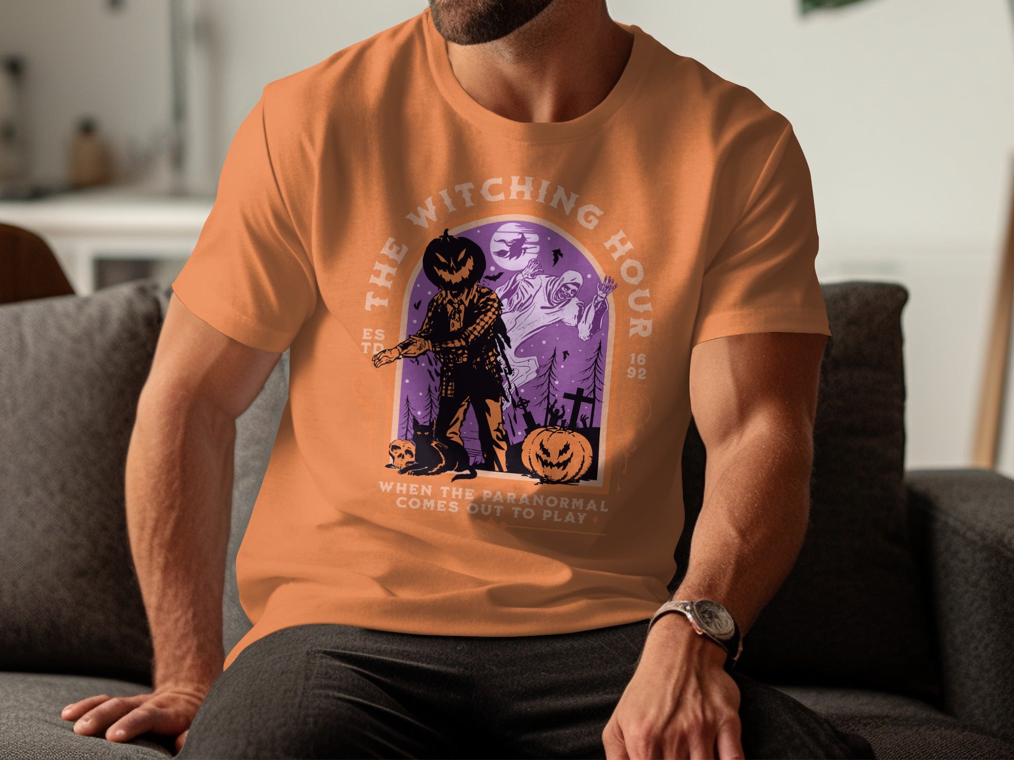 The Witching Hour Graphic T-shirt Halloween product