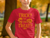 Trick or Treat Skull Pumpkin Design T-Shirt Product