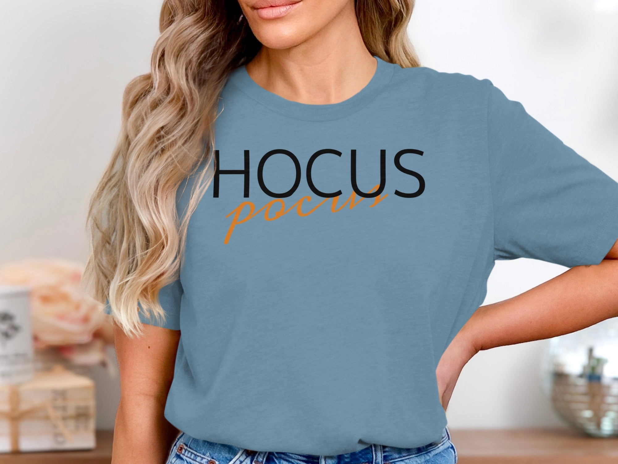 Stylish Hocus Pocus Graphic Tee Halloween Product Type
