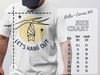 Let's Hang Out Bat Graphic Tee Product