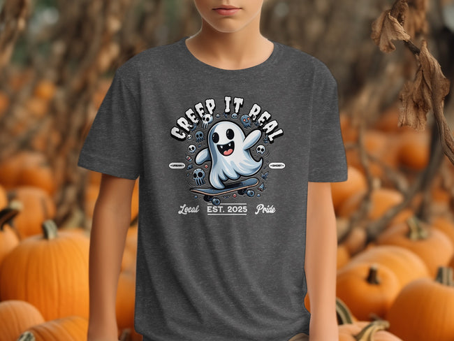 Creepy Ghost Design Halloween Theme T-shirt product