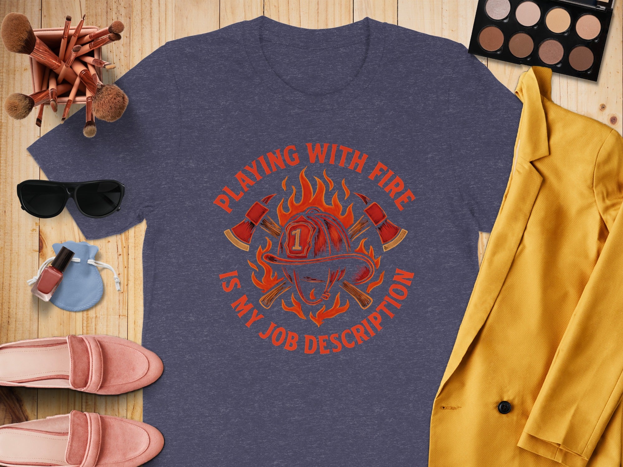 Playing With Fire Is My Job Description T-shirt product type