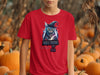 Abracadabra Cat Wizard Hat Graphic T-Shirt product