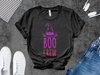 Boo Crew Witch Hat Halloween Graphic Tee product type