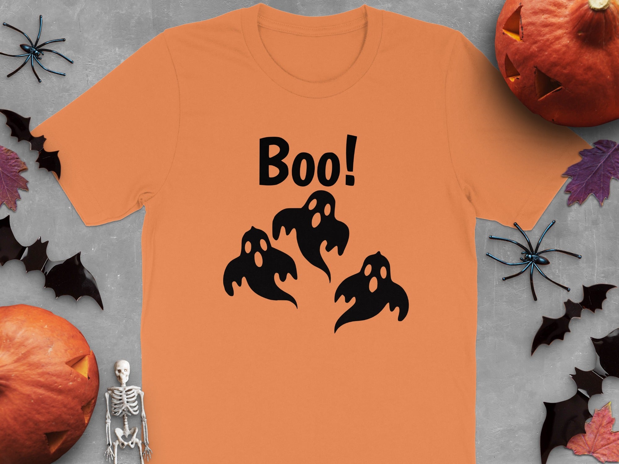 Boo Ghosts Halloween T Shirt for Men Women Kids product type