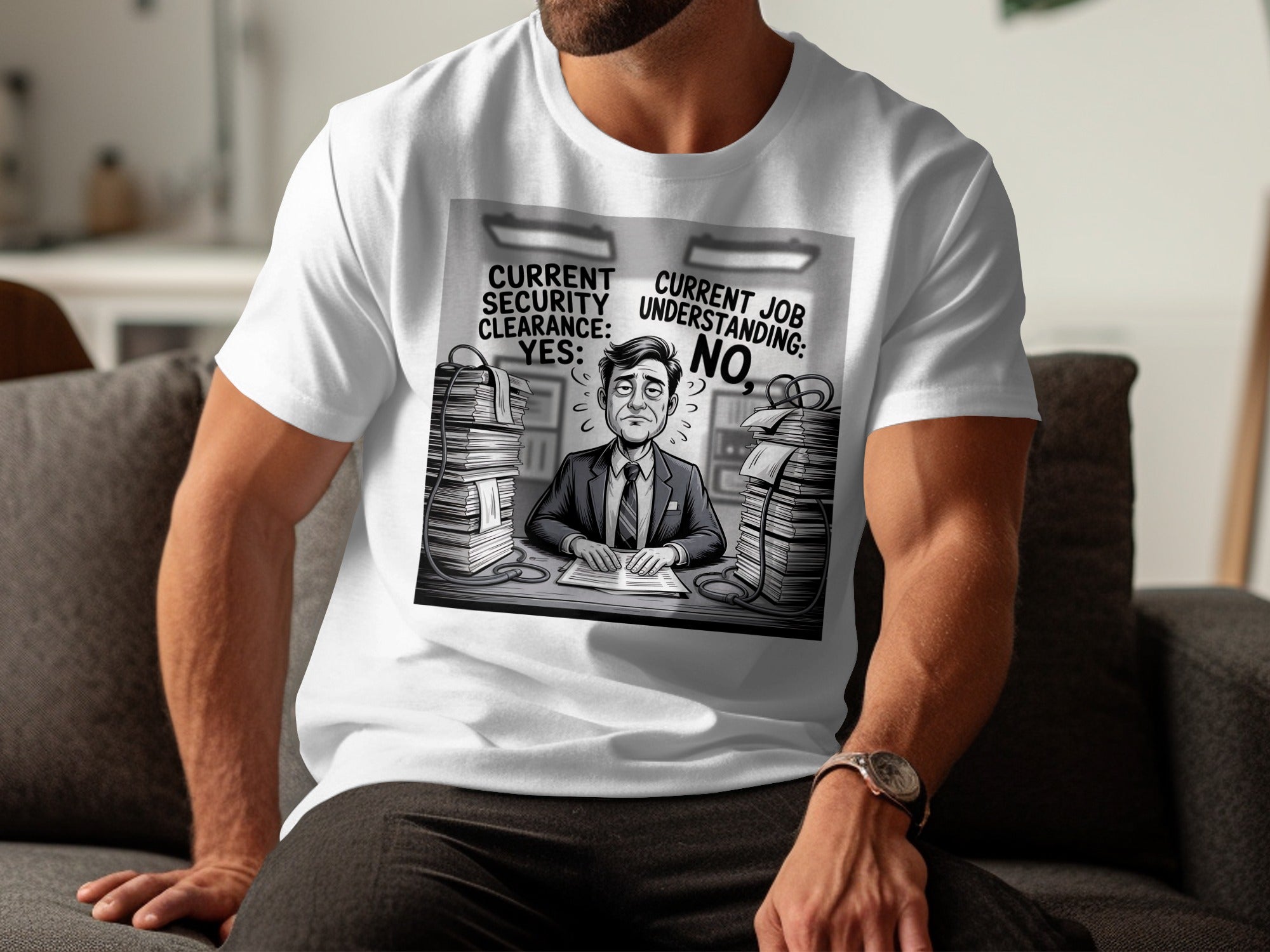 Current Security Clearance Yes Funny Tshirt product