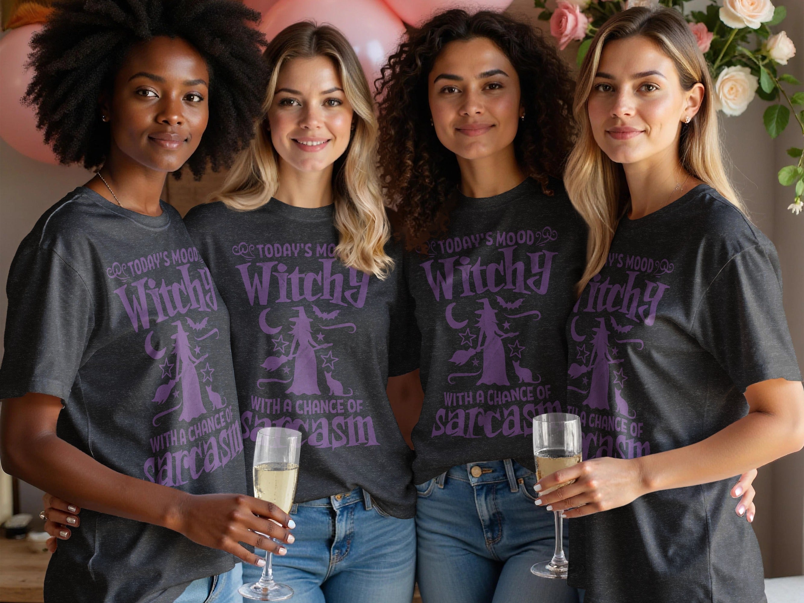 Witchy with a Chance of Sarcasm Graphic Tee product