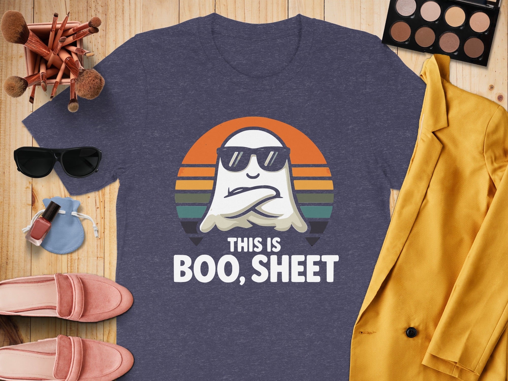 This Is Boo Sheet Graphic Ghost Pun T-Shirt product type