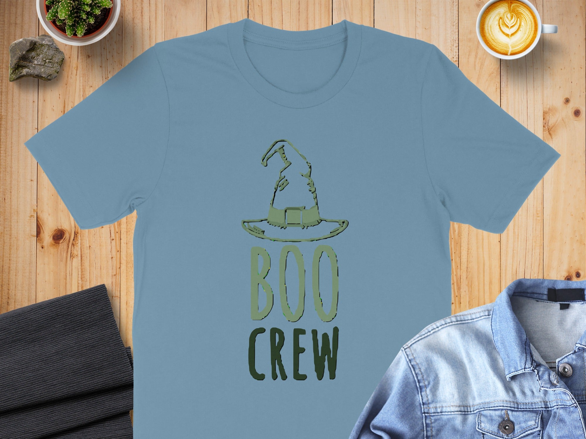 Boo Crew Witch Hat Graphic Design Shirt product