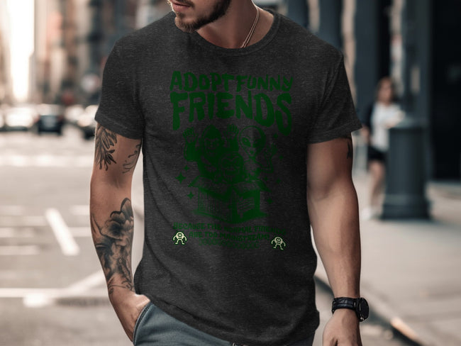 Adopt Funny Friends Graphic Shirt Unique Product