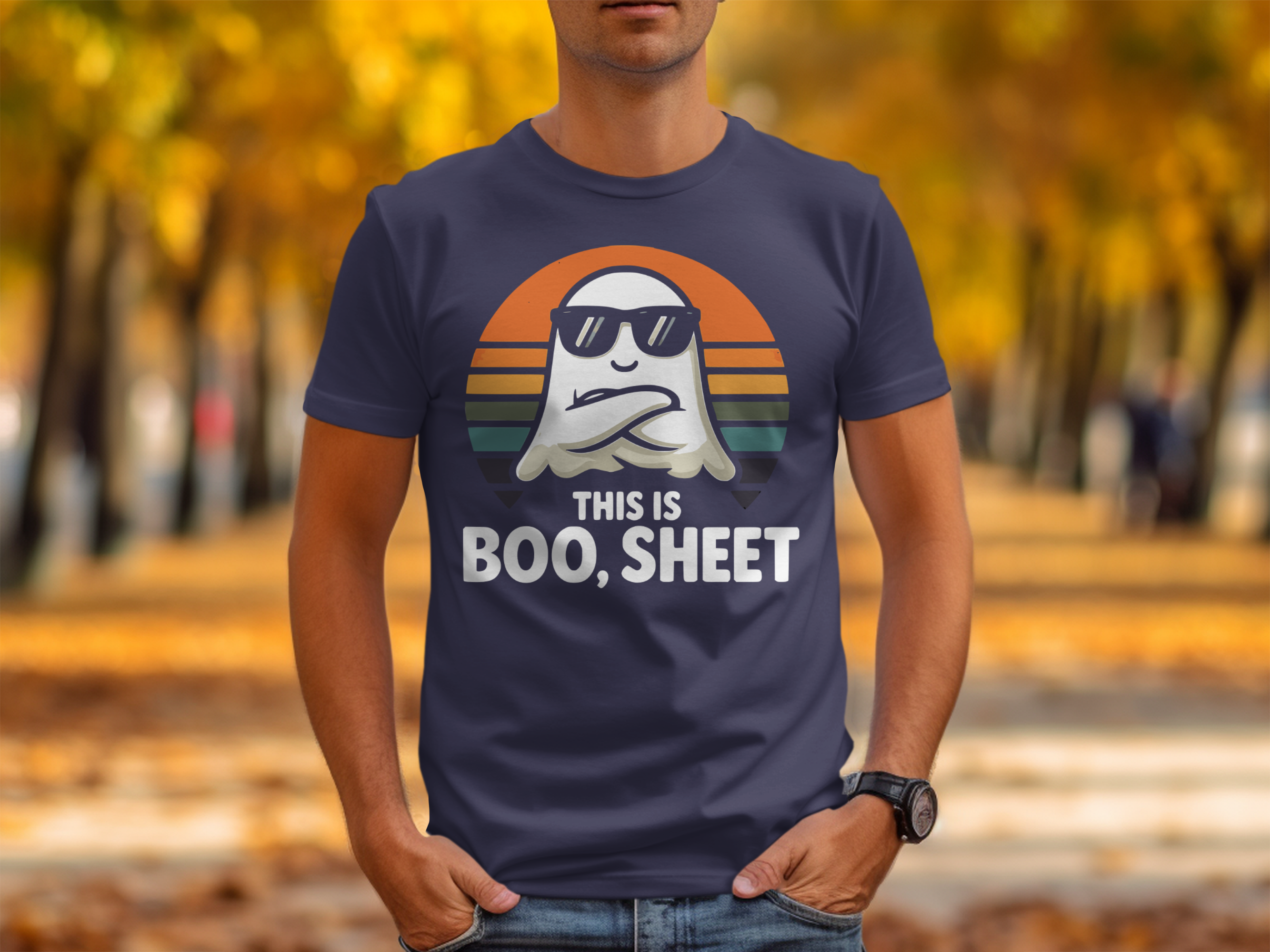 Funny Halloween Ghost This Is Boo Sheet T-Shirt product type