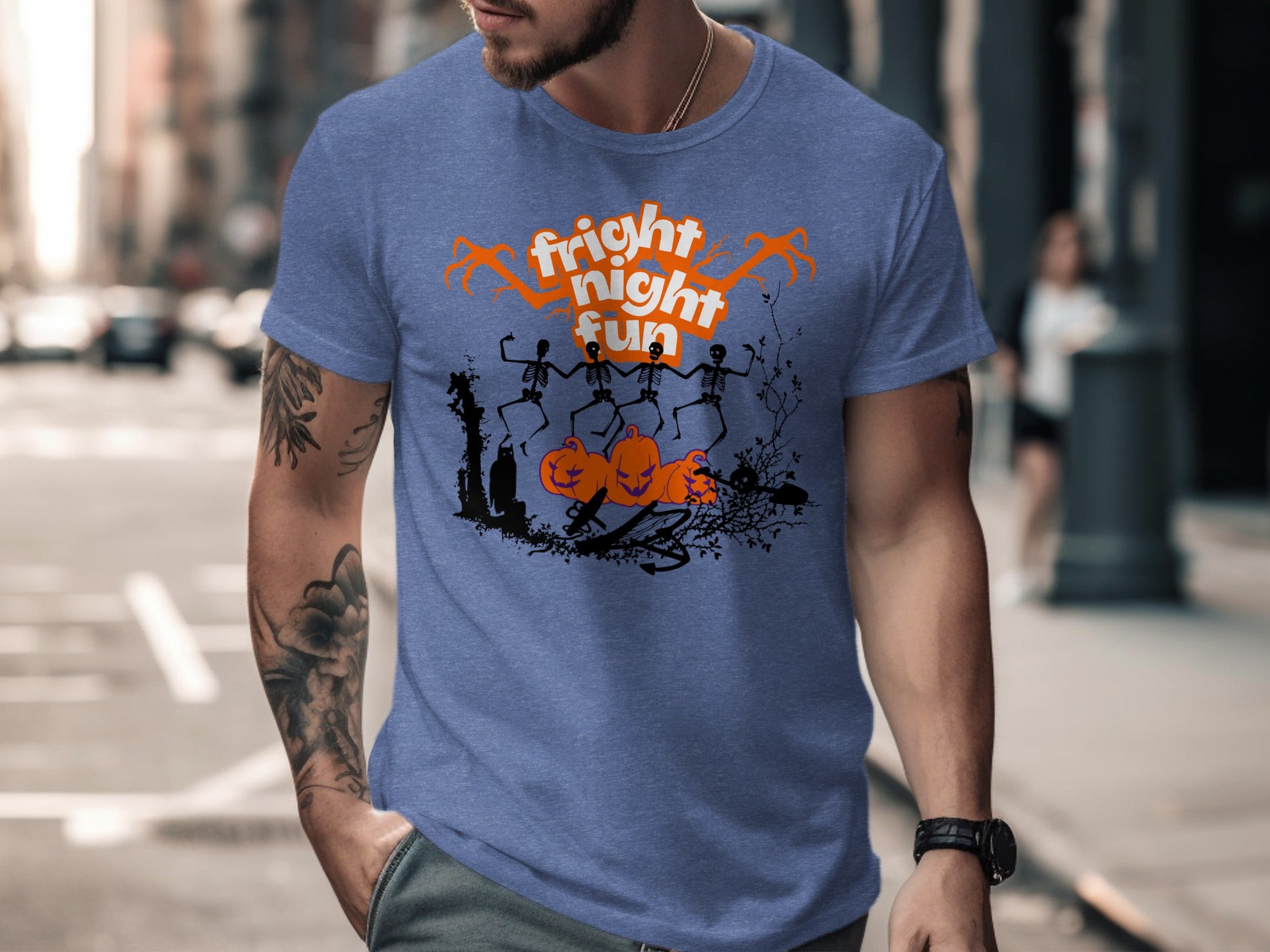 Fright Night Fun Halloween Shirt for Men product type
